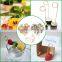 2016 factory creative natural color 8cm loop party bead sticks