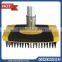 Wire scrub brush with soft grip