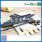 Wholesale products high-grade fancy black wood HB/2B pencil without eraser back to school