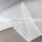 100% polyester double knit fabric fabric white stretch polyester