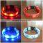 Nylon webbing dog led light collars