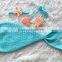 fashion beach wearing handmade crochet mermaid tail photogrphy props for newborn