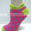 Blue Hearts terry padding ankle socks