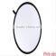 60cm Silver White 2 in 1 Portable Collapsible Light Round Photography Reflector