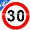 Reflective adhesive right over turn Road sign