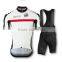 Vosea unique short sleeve cycling jersey set with bib shorts