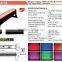 High Quality and Sound Active 120(R48, G36, B36)10mm 4 Sections Battery LED Bar Light Wash Light