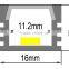 High heat sink Easy installation seamless led aluminum extrusion profile for led strip lighting