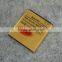 for Samsung Galaxy Beam i8530 3.7V 2450mAh Gold Battery