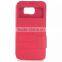 For Samsung S6 edge Flip Magnetic Stand Leather Cover