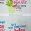 letter printed one-piece swimming suit fabric