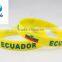 2016 Brazil silicone rubber bracelet,wholesale personalized silicone bracelets for Olympic Games, cheap custom wristbands