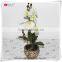 new design artificial orchid flower plants paper flower with pot