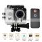 Wifi Mini Waterproof Sports Action camera 2.0" LCD Full HD 1080P 12MP 170 Wide Angle Lens Video Recorder with IR Remote Control