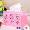 Hollow out pattern paper tablet tissue box