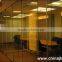 Paired sliding folding glass partition wall