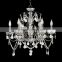 11.2-4 Gleaming chrome silver finish frame Crystal Chandelier suits your home decor