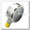 High quality all stainless steel bottom connection capsule vacuum pressure gauge