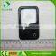 Plastic reading credit card size magnifier with light
