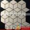 IMARK White Color Foshan Ceramic Mosaic Tile With Polished Surface For 3D Bathroom Wall Design