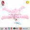 Enviromental material plush toys animal baby supplies pacifier clip