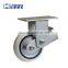 heavy-duty polyurethane fixed caster wheels,5 inch PU rigid shock absorbing caster,pu trolley wheels