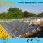 Mini solar panel flat roof panel system mounting structure