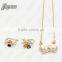 Juyuan Fashion 18K Gold Three Color Baby Set