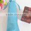 satin hair bag with customized design