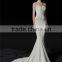 AR-74 Cheap Wedding Dress Long Sleeveless longo vestido de noiva sereia A-Line White Ivory Lace Champagne Mermaid Bridal Dress