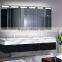 Lamxon largest LED lighted mirror cabinet with six mirrored door for large bathroom