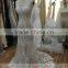 AR-18 High Level And High Quality Sexy Long Appliques O-Neck Tulle See Through Wedding Dress 2016