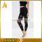 2016 new arrival mesh front black womens yoga pants leggings