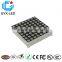 hyper red green emitting color black face diffused white dot 1.3 inch 32mm size 4.0 mm pitch 8*8 3 mm diameter dot matrix p4