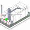 JF used paint bake car body room auto car machine painting cabin/spray booth/baking cabin clean space good effieciency