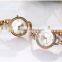 Hot Sale Factory Ladies Gold Color Analog Quartz Bracelet Watches