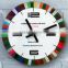 home goods dye sublimation hardboard wall clock wholesales