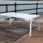 Factory hotselling white aluminum cheap outdoor garden furniture