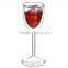 Borosilicate material double wall wine glass borosilicate wine glass for sale
