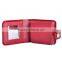 Boshiho Small Makeup Bag with Mirror Leather Cosmetic Pouch Case (Red)