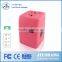 Universal 2 USB 2500MA Promotional World Travel Adapter for Mobile Phone