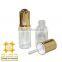 Travel use elegent mini essential oil glass dropper bottle