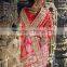 Brown Georgette Designer Saree