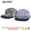 custom cotton snapback blank hat