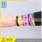Waterproof hot sale 2016 custom made cheap slap bracelets