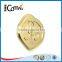 New Design Shiny Gold Metal Logo For Handbag
