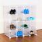 shoe cabinet hot sale storage shelf ,Interlocking 16 pairs Cube shoe cabinet room storage in many colors