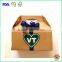 Promotional Customized Kraft Carrier Bag with Handle, Factory Direct selling Kraft Box