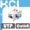 1 / 2 Port RJ45 Surface Mount Box with Icon Hole