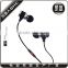High quality waterproof metal earphone stereo fashion MP3 wired bluetooth earphone